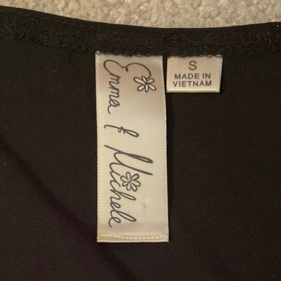 Jumpsuit small black and white geometric woven pattern - Picture 8 of 9